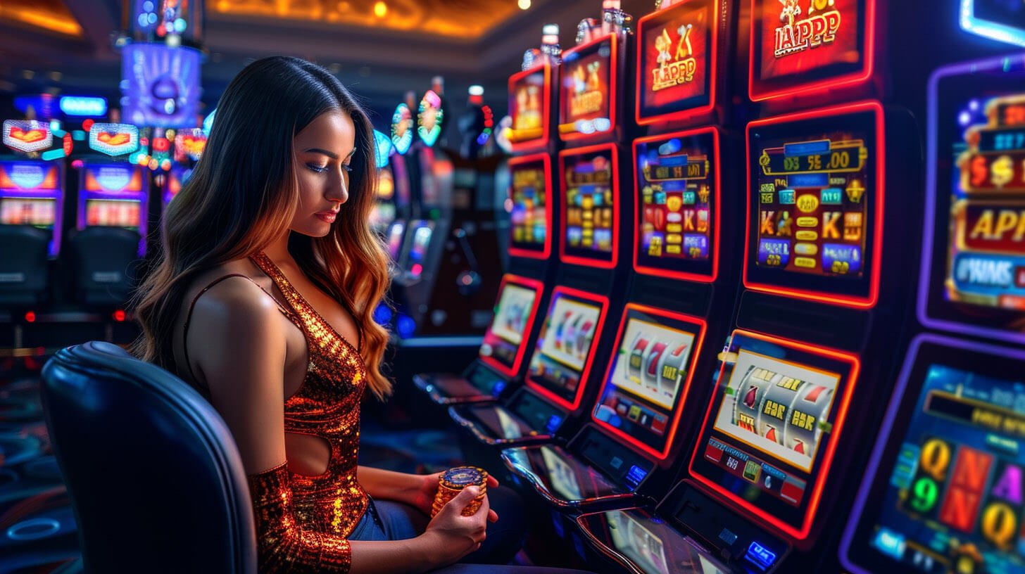 Mobile phone displaying live casino table interface